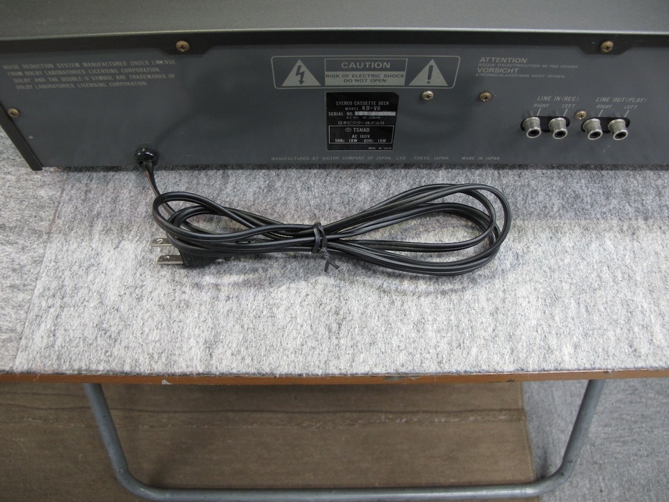 Victor KD-V6 カセットデッキ 動作確認済み Victor KD-V6 カセットデッキ 動作確認済み