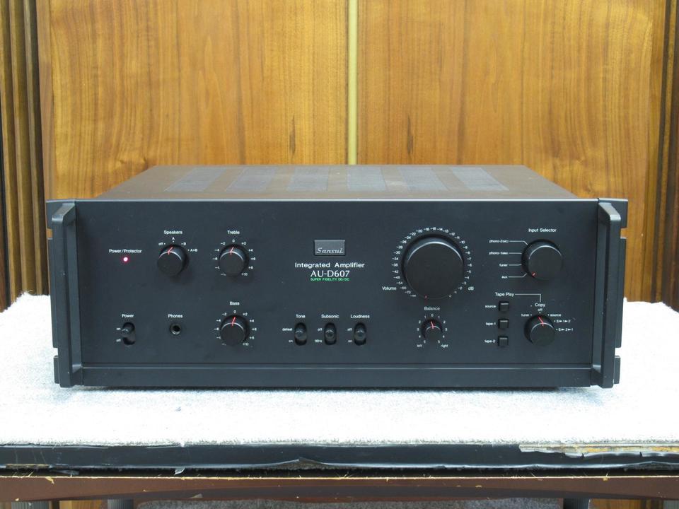 Ｓａｎｓｕｉ　ＡＵ－Ｄ６０７Ｆextra　【整備済み　動作品　美品】 Sansui AU-D607F EXTRA Integrated DC Amplifier Black 200W 13.2kg