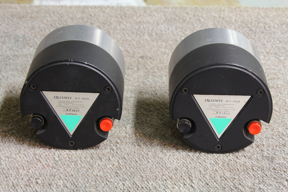▲▽EXCLUSIVE ET-703 ツイーターペア エクスクルーシブ△▼004827008△▼ △▽EXCLUSIVE ET-703 ツイーターペア 8 エクスクルーシブ 元箱付