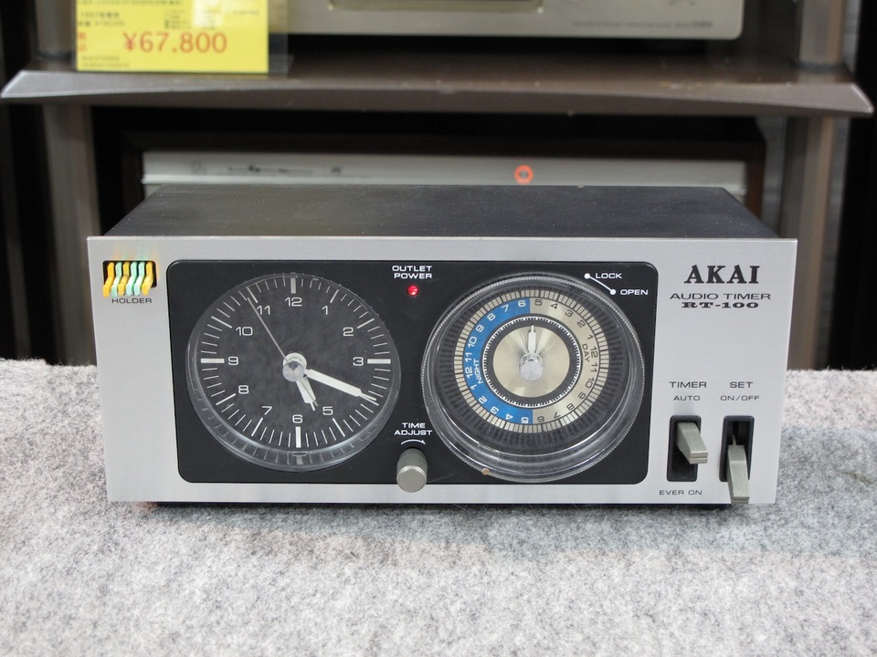 AKAI RT-100 オーディオタイマー　置き時計 AKAI RT-100 オーディオタイマー 置き時計 - メルカリ