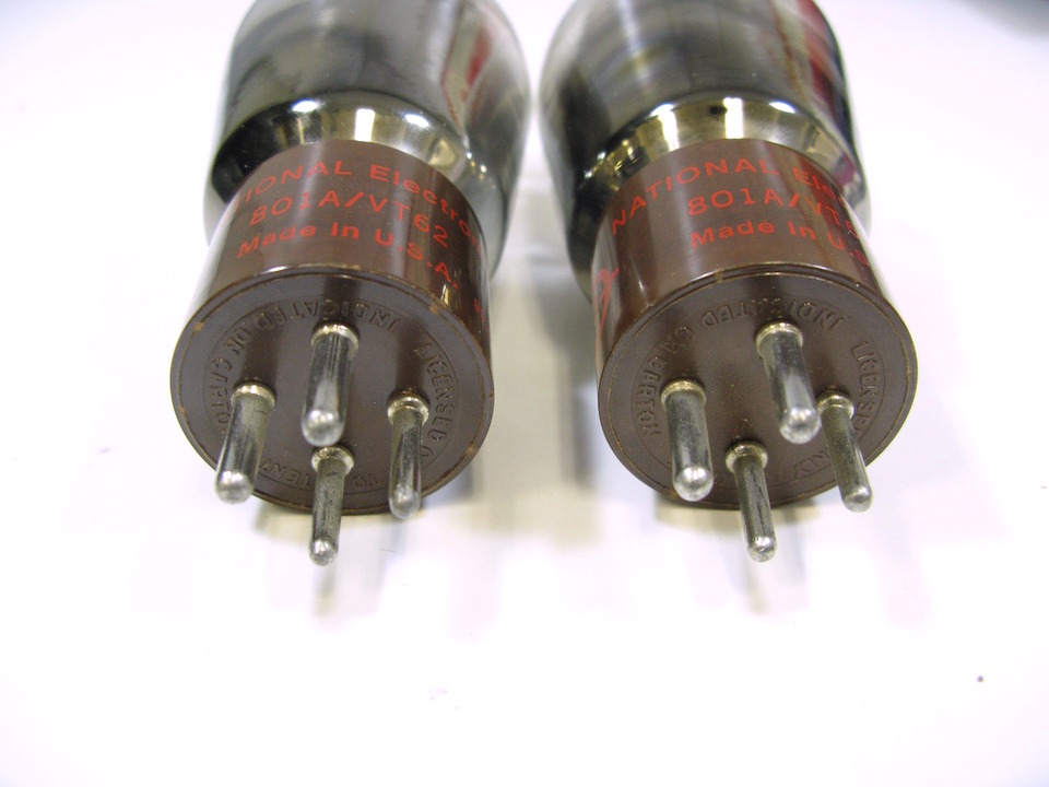 値下げ真空管 VT-62(801A)ﾍﾟｱ