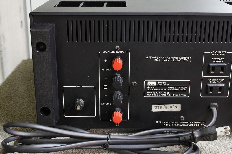 BA-F1 SANSUI - 中古オーディオ 高価買取・販売 ハイファイ堂