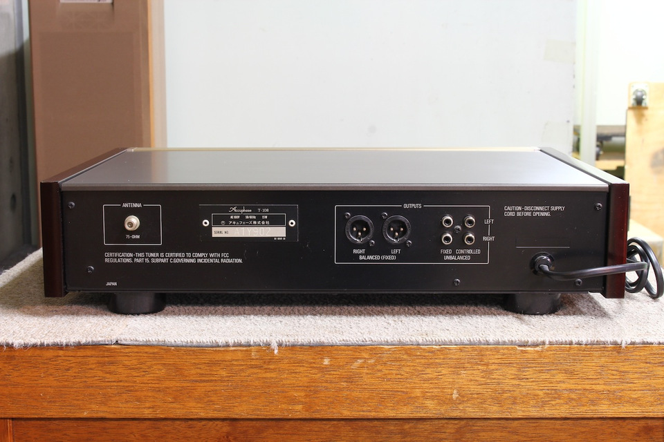アキュフェーズT-108  チューナー  超美品　動作品 Amazon.co.jp: Accuphase アキュフェーズ T-108 シンセサイザー