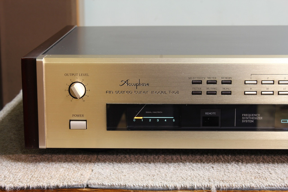 T-108 Accuphase - 中古オーディオ 高価買取・販売 ハイファイ堂