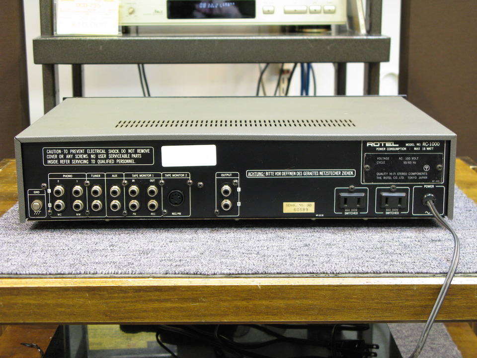 ROTEL RC-1000 & DENON POA-T2 セット動作確認済み ROTEL RC-1000 & DENON POA-T2 セット動作確認済み