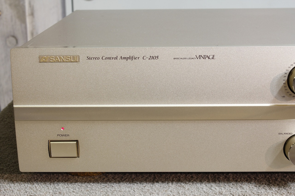 C-2105 VINTAGE SANSUI - 中古オーディオ 高価買取・販売 ハイファイ堂