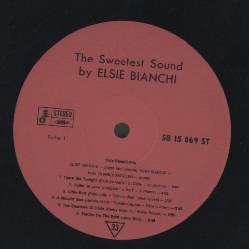 THE SWEETEST SOUND/ELSIE BIANCHI ELSIE BIANCHI - 中古