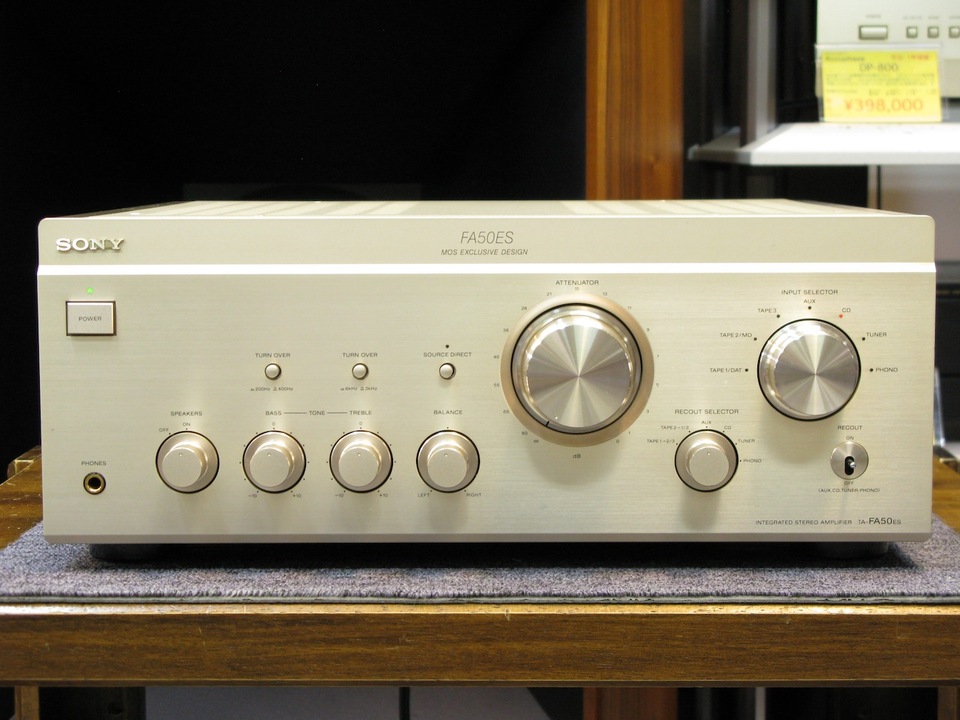 いい音　全段MOS-FET 希少動作品　名機SONY ソニー TA-FA50ES いい音 全段MOS-FET 希少動作品 名機SONY ソニー TA-FA50ES いい音 全