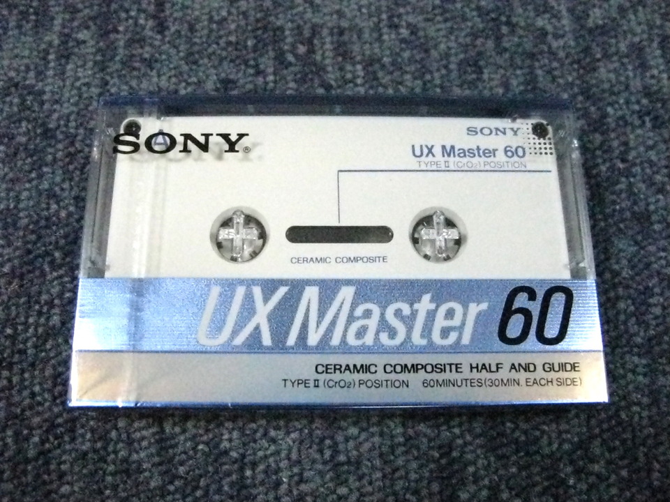 未開封 SONY　UX Master60　１本　カセットテープ 未使用・未開封SONY UX Master 60分1本 - メルカリ
