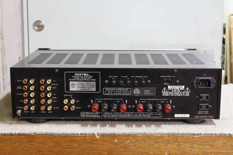 ROTEL RA-1070 本体のみ ROTEL RA-1070 完了モデルが限定特価です。