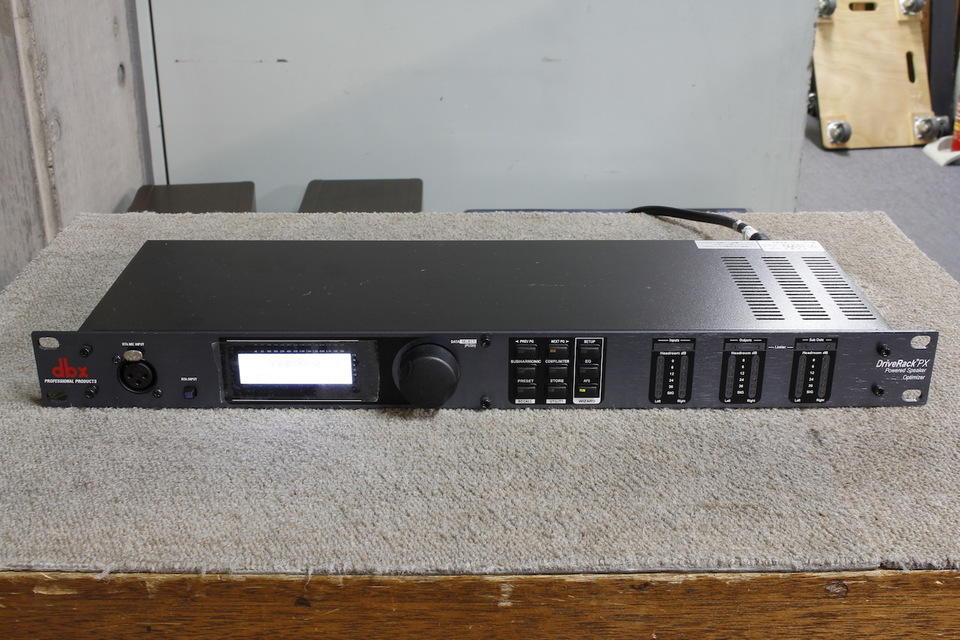 新発売の dbx DriveRack 音響プロセッサー PX 配信機器・PA機器・レコーディング機器