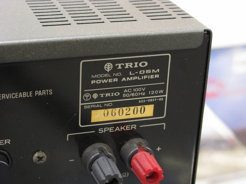 L-05M TRIO - 中古オーディオ 高価買取・販売 ハイファイ堂