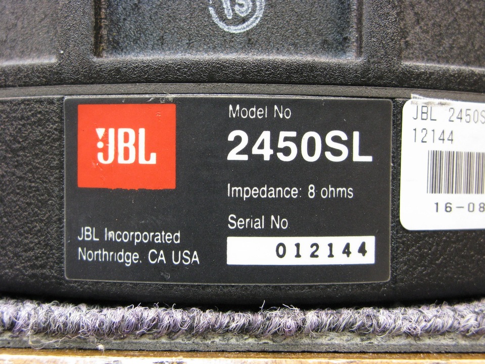 2450SL JBL - 中古オーディオ 高価買取・販売 ハイファイ堂