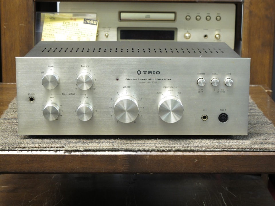 TRIO KA-3100整備済み動作品 TRIO KA-3100 古～いアンプの修理 - mosukeのオーディオ