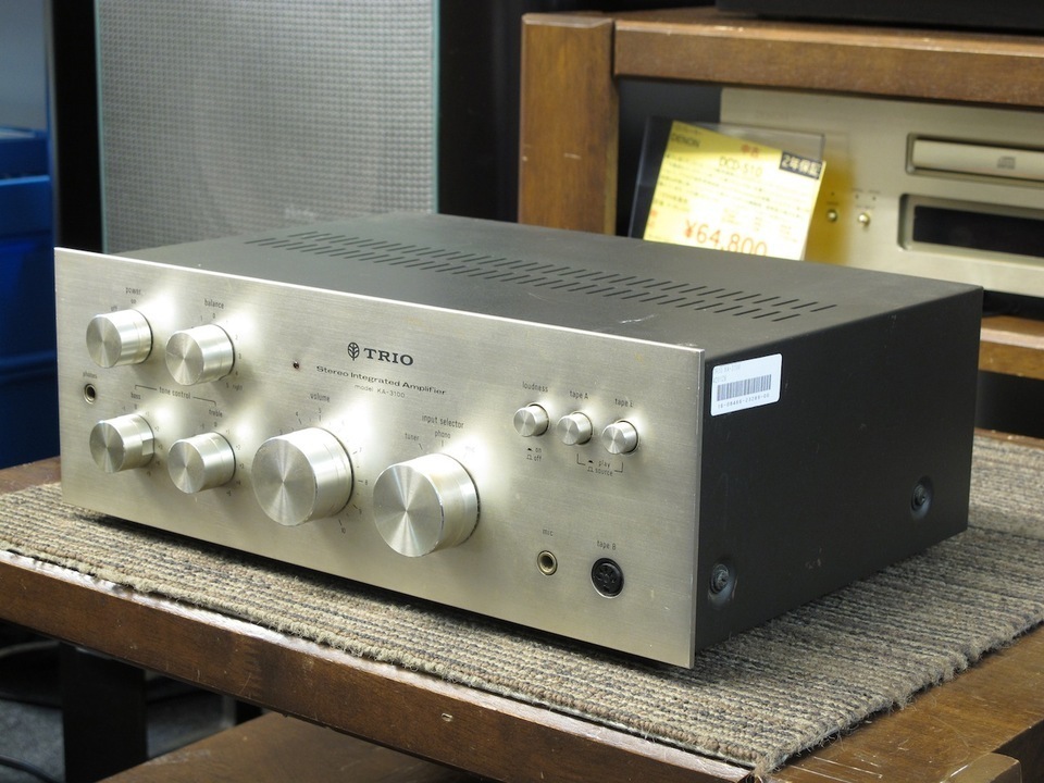 TRIO KA-3100整備済み動作品 生まれた年のアンプ TRIO KA-3100で聴く。 – ぎりレコ