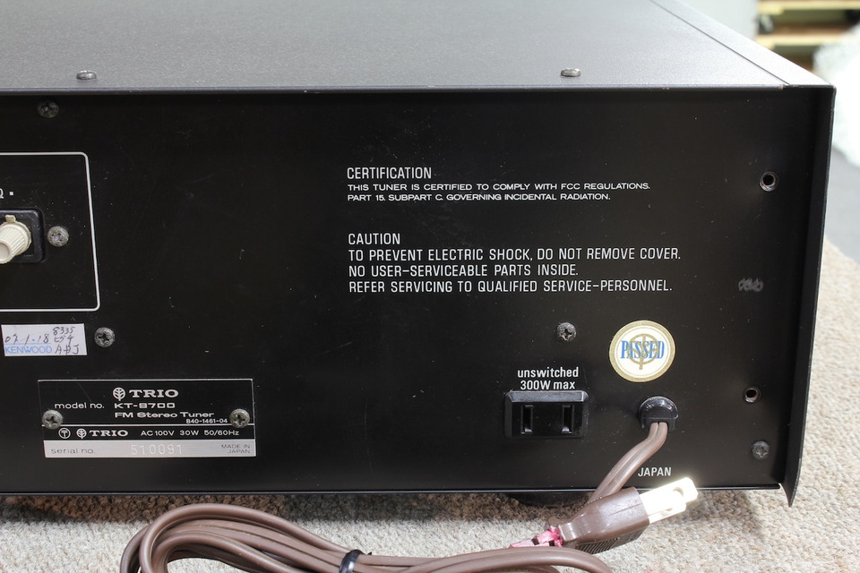 KT-9700 TRIO - HiFi-Do McIntosh/JBL/audio-technica/Jeff Rowland
