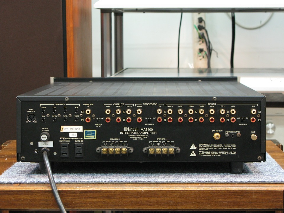 MA6400 McIntosh 中古オーディオ 高価買取・販売 ハイファイ堂