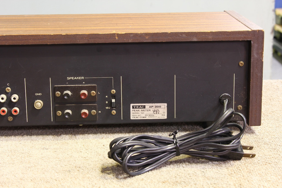 TEAC ピークレベルメーター AP300 ジャンク TEAC AP-300 Very RARE Peak Meter Unit Vintage 1975 Hi End