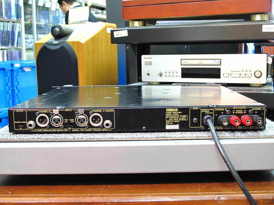 値下げ！YAMAHAパワーアンプ　pc1000 完動品　ガリなし YAMAHA PC1000 100Wパワーアンプ｜中古 山陽電子商会 通信販売