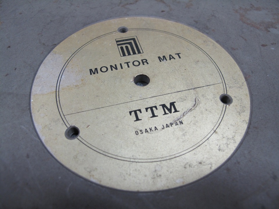 TTM MONITOR MAT II 非磁性ステンレス ターンテーブル マット