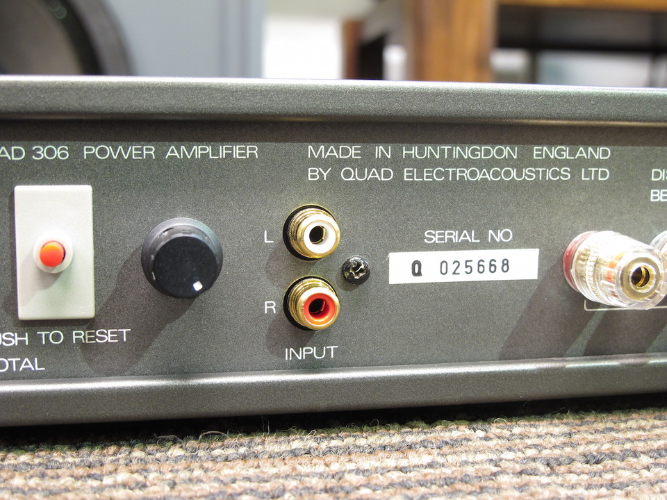 QUAD 306　パワーアンプ　通電確認ずみ QUAD 306/34(アンプ)の新品/中古販売 | 1170878 | ReRe[リリ]