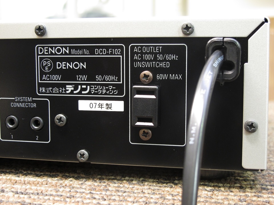 DENON　DCD-F102  DRA-F102 セット（ジャンク） Audio Hardware Renovation REC=ジャンクオーディオ 修理録= CD