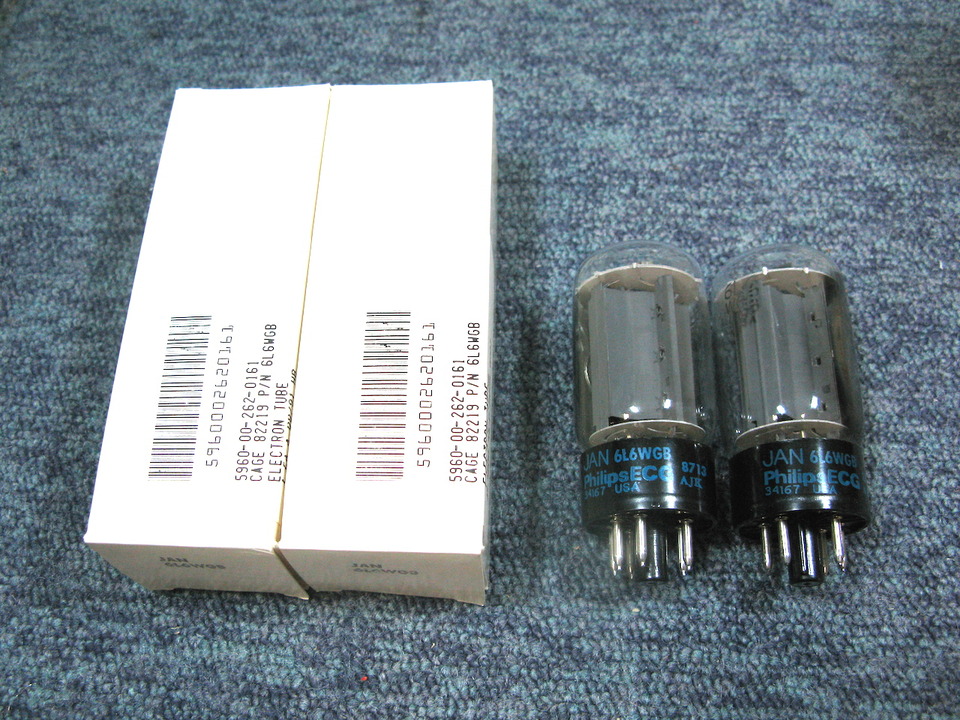 Philips ECG 6L6WGB JAN 出力管　4本セット 6L6WGB PHILIPS ECG - 中古オーディオ 高価買取・販売 ハイファイ堂
