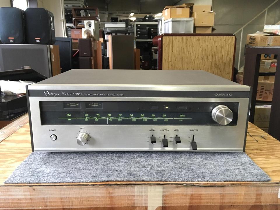 ONKYO Integra T-455NII チューナー 動作品 ONKYO Integra T-455NII B級オーディオ・ファン