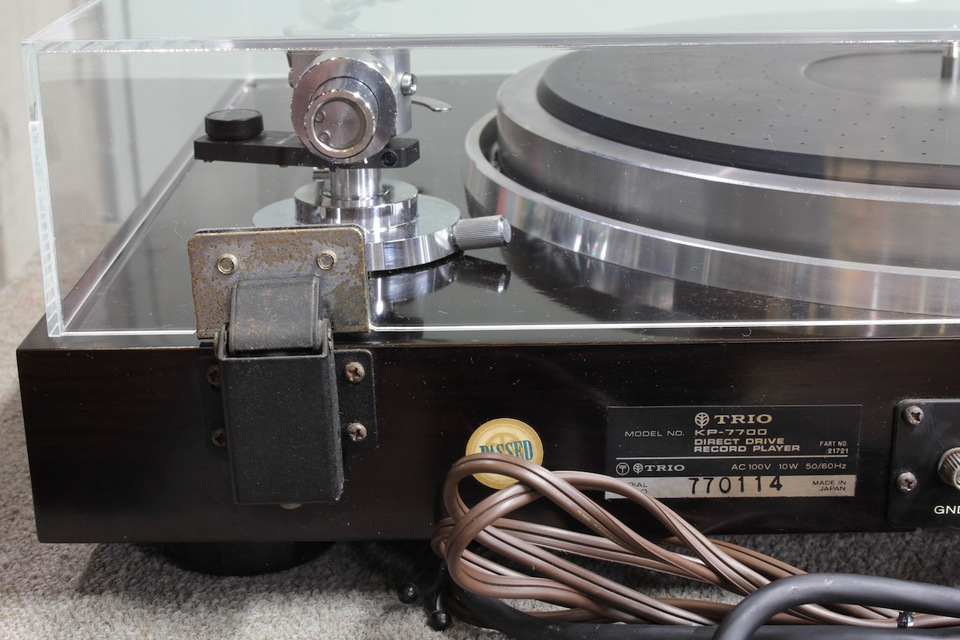 限定値下　TRIO KP-7700  レコードプレーヤー　ジャンク扱い　おまけ KP-7700 TRIO - 中古オーディオ 高価買取・販売 ハイファイ堂