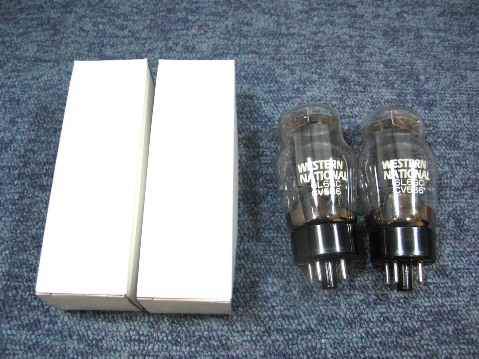 6L6GC CV586 WESTERN NATIONAL　4本 6L6GC/CV586 WESTERN NATIONAL - HiFi-Do McIntosh/JBL/audio