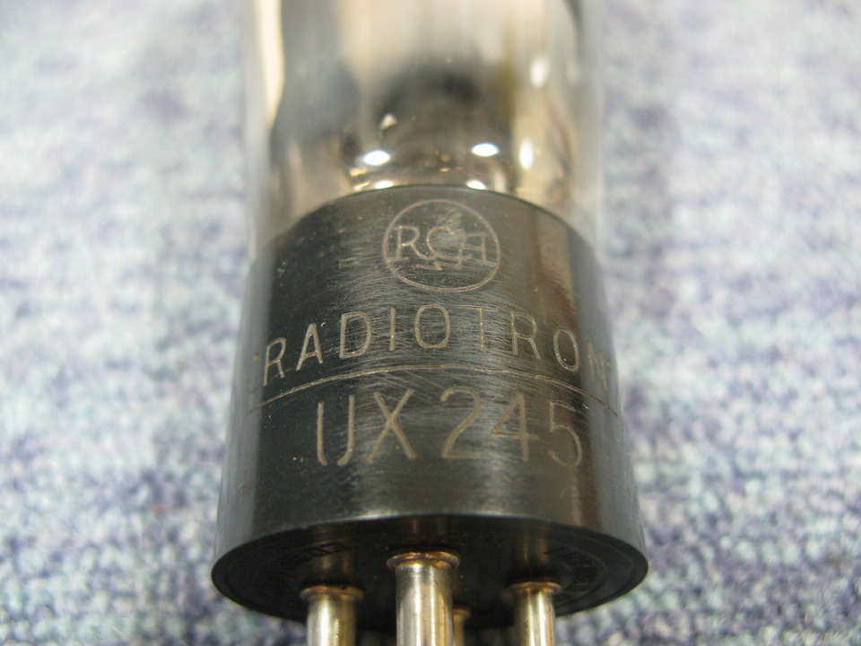 RCA UX245 真空管 アールシーエー ナス ブランドのギフト RCA UX245 真空管 アールシーエー ナス アンプ