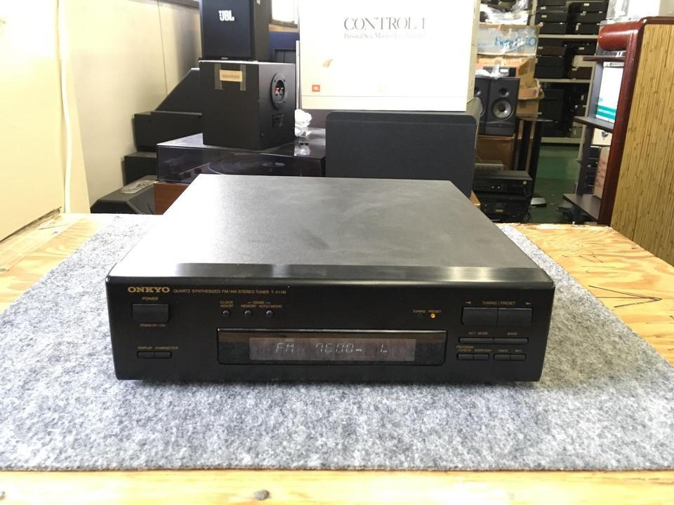 ONKYO FM/AMチューナー T-411M INTEC シルバー ONKYO T-411M - FM