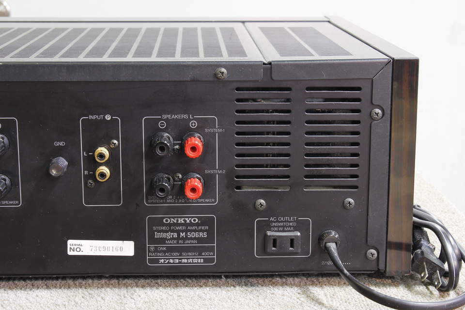 integra M-506RS ONKYO - HiFi-Do McIntosh/JBL/audio-technica/Jeff