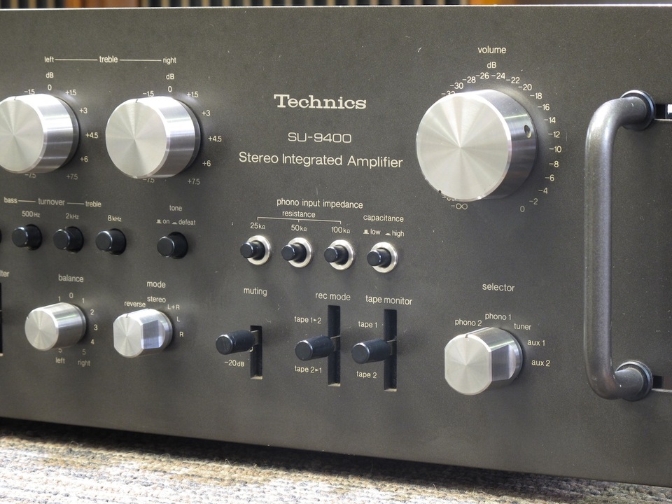 Technics SU-9400 ステレオインテグレーテッドアンプ Technics/Panasonic SU-9400 Specs Technics/Panasonic