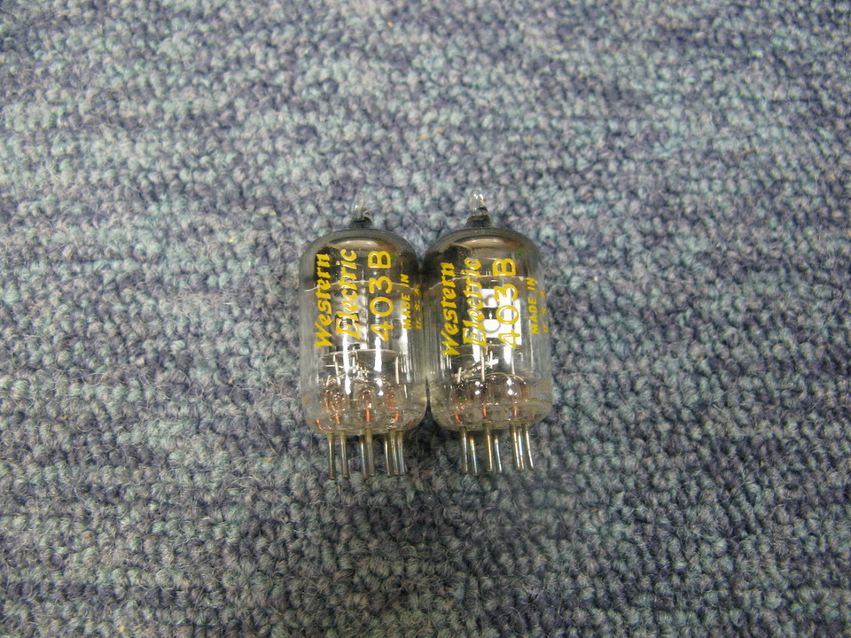 Western Electric 403B 真空管 2本セット Western Electric 403B 真空管 2本セット