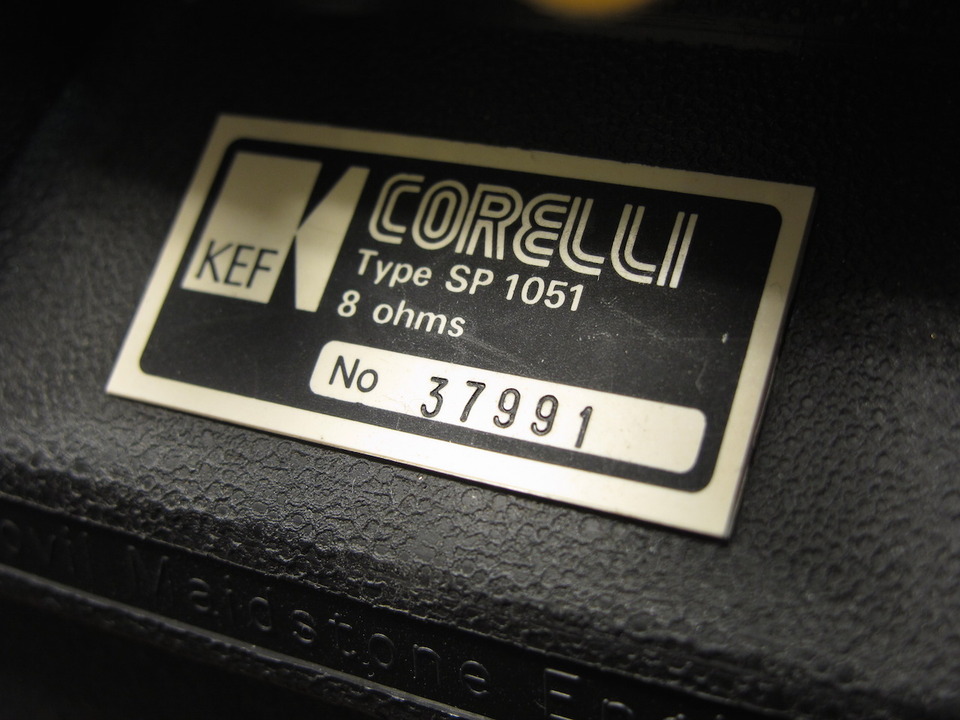 Corelli SP1051 KEF - 中古オーディオ 高価買取・販売 ハイファイ堂