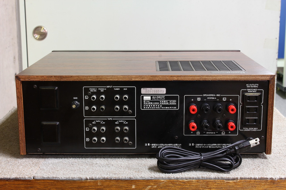 SANSUI AU-D607F プリメインアンプ メンテナンス済み 中古品