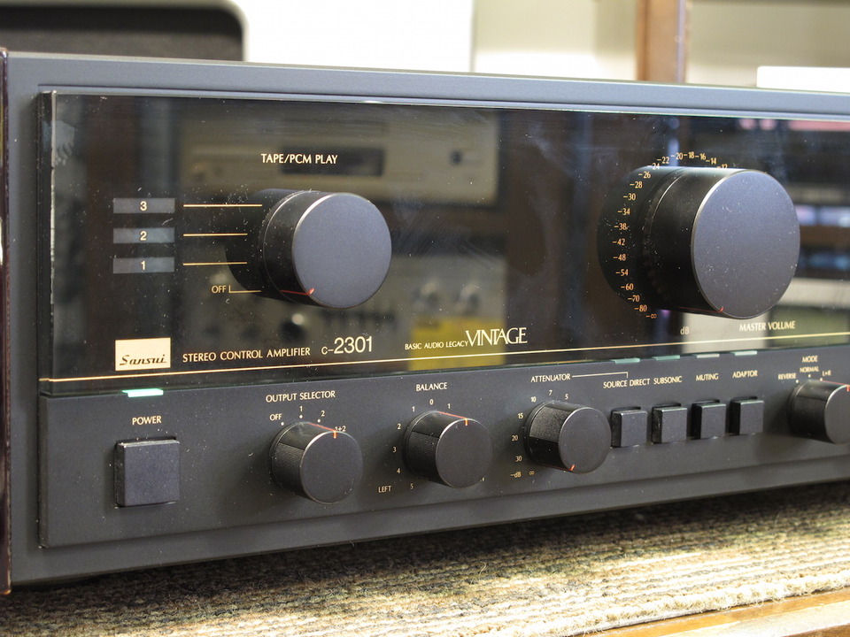 ☆通電OK◎ SANSUI 山水 サンスイ C-2301 VINTAGE プリアンプ