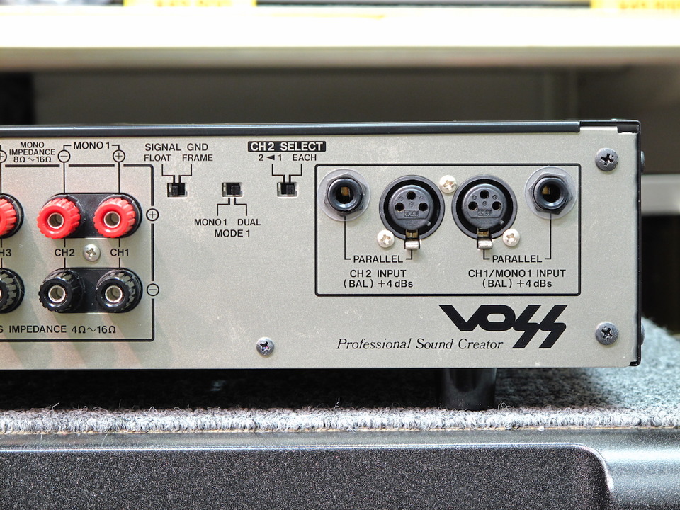 【動作品】ビクター　Voss ps-a1004 パワーアンプ VICTOR VOSS PS-A1004パワーアンプ 100 現状品（Victor ps-a1004