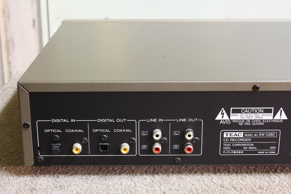 RW-D280 TEAC - 中古オーディオ 高価買取・販売 ハイファイ堂