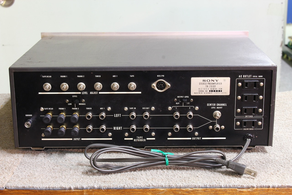 SONY ソニー プリメインアンプ TA- 2000 SONY ソニー プリメインアンプ TA- 2000