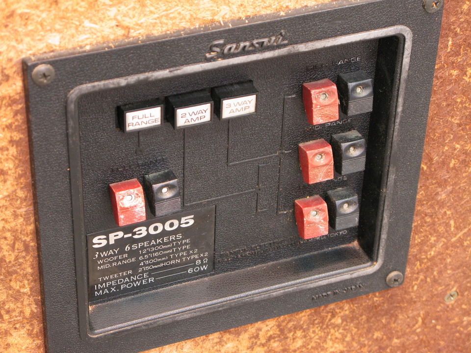 Sansui SP-3005 3way 6スピーカー. 直接お受け取り Sansui SP-3005 3way 6スピーカー. 直接お受け取り