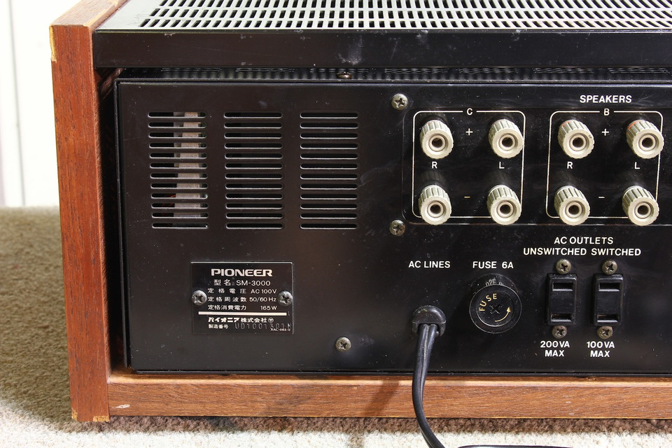PIONEER パイオニア SM-3000 パワーアンプ