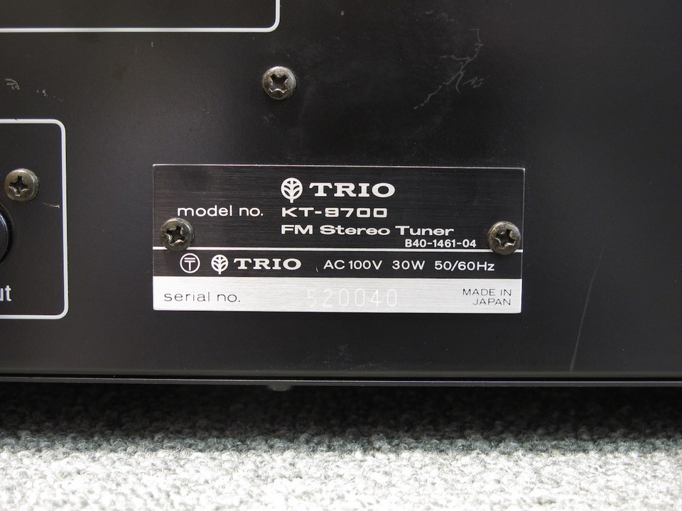 KT-9700 TRIO - HiFi-Do McIntosh/JBL/audio-technica/Jeff Rowland