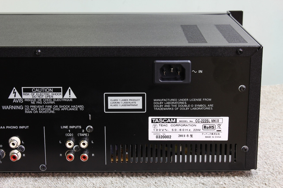 CC-222SL mk2 TASCAM - 中古オーディオ 高価買取・販売 ハイファイ堂