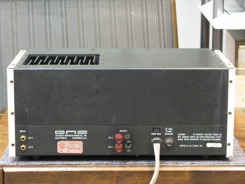 AMPZILLA 2a GAS - HiFi-Do McIntosh/JBL/audio-technica/Jeff Rowland