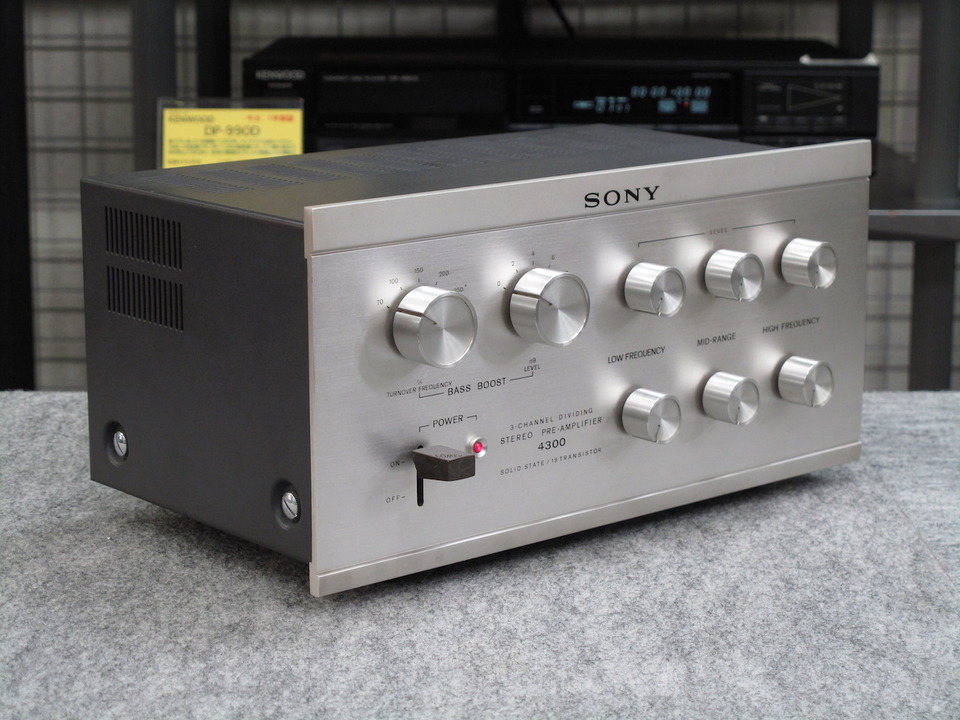 SONY ソニー TA-4300F チャンネル分割ステレオプリアンプ 清掃済み SONY ソニー TA-4300F チャンネル分割ステレオプリアンプ 清掃済み