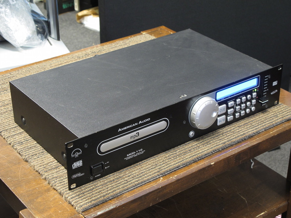 AMERICAN AUDIO　MCD-110 ブラック　業務用CDプレーヤー　アンプ　音響 MCD-110 American Audio - 中古オーディオ 高価買取・販売 ハイファイ堂