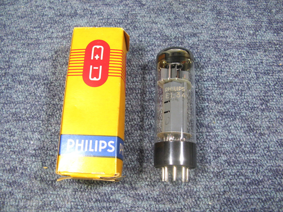 真空管 ECL86 PHILIPS フィリップス 4本 真空管 PHILIPS フィリップス