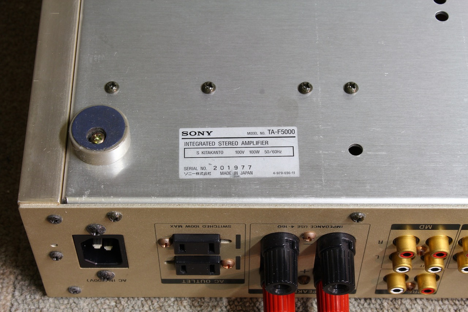 TA-F5000 SONY - HiFi-Do McIntosh/JBL/audio-technica/Jeff Rowland